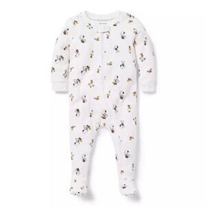 NWT Janie and Jack Baby Good Night Footed Pajama – PEANUTS Easter Friends